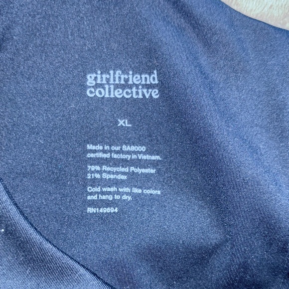 Girlfriend Collective bike unitard bodysuit XL navy - Picture 7 of 9